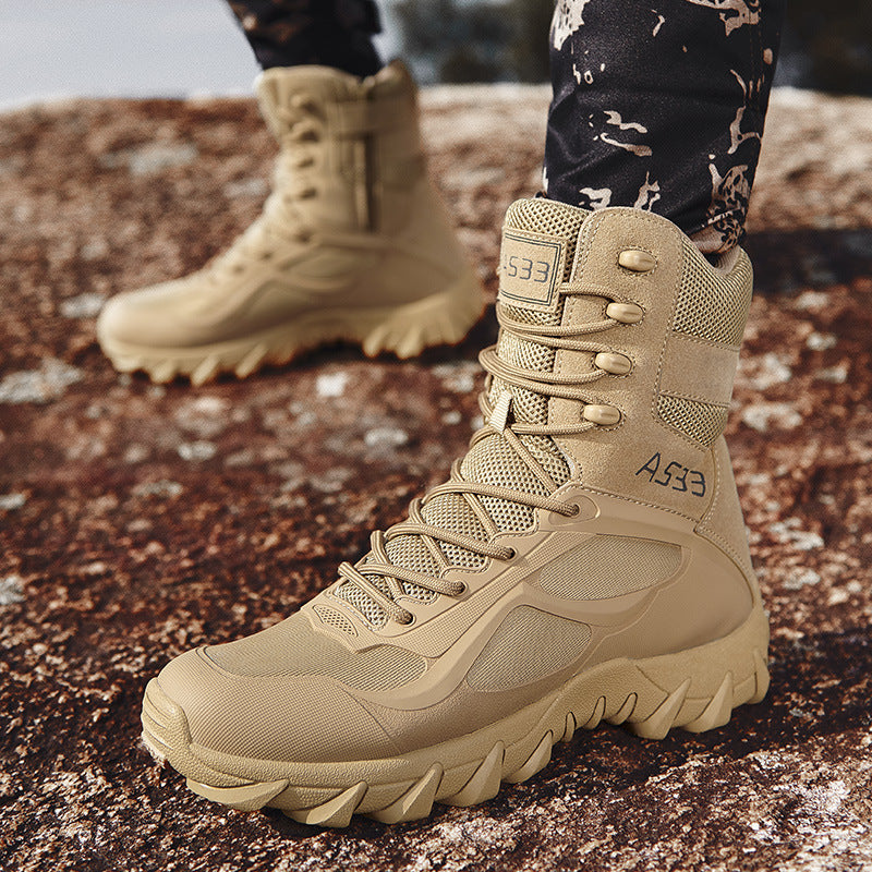Robust, zuverlässig und vielseitig: WildKing Herren Wasserdichte Taktische Stiefel B5033