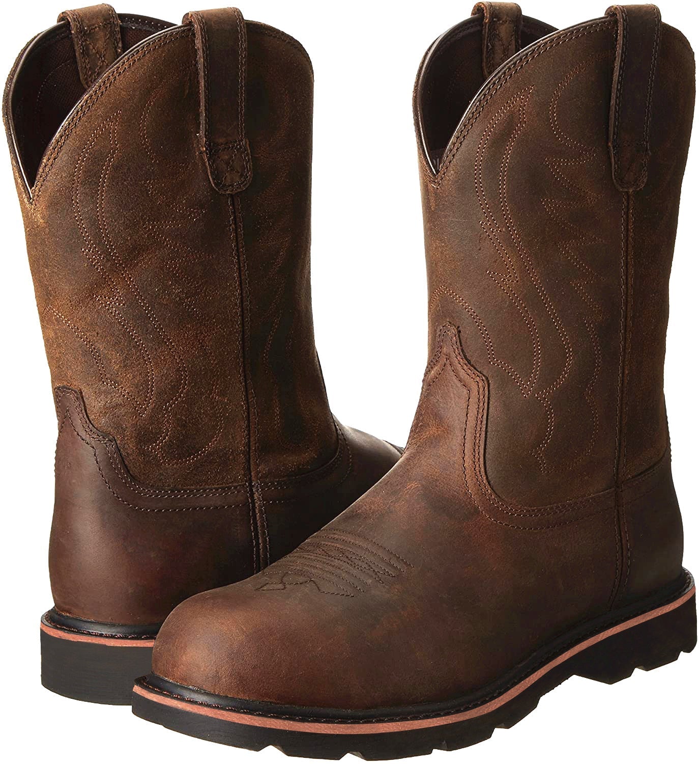 Wildking Herren Retro Cowboy Boots 6091 – Besticktes Baum-Motiv: Tradition trifft modernen Stil