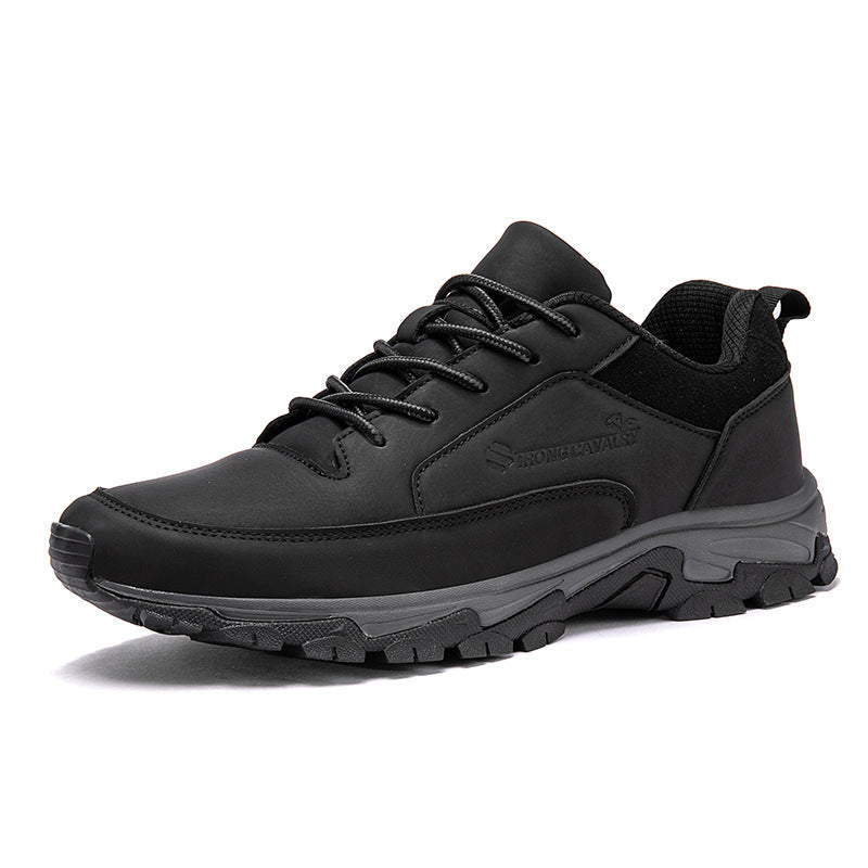 WildKing Herren Leder Wasserdichte Sneaker D3005