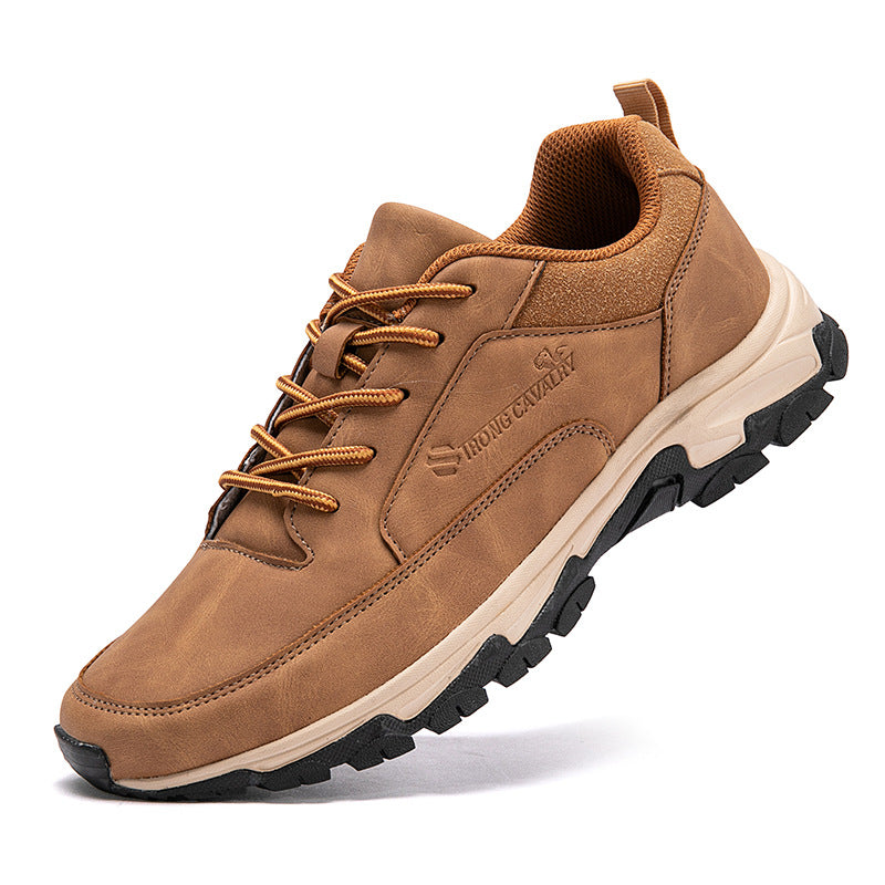 WildKing Herren Leder Wasserdichte Sneaker D3005