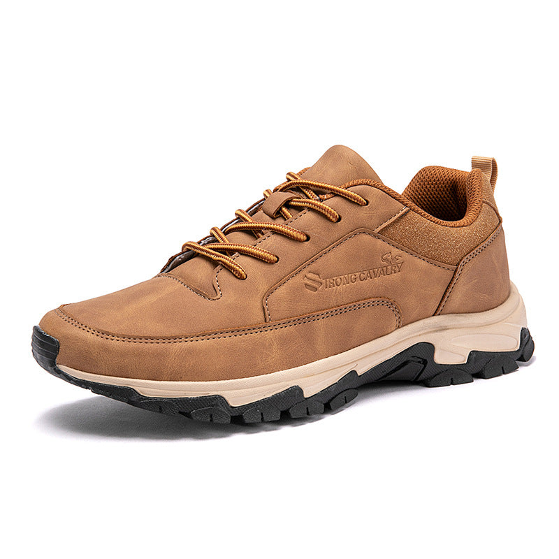 WildKing Herren Leder Wasserdichte Sneaker D3005