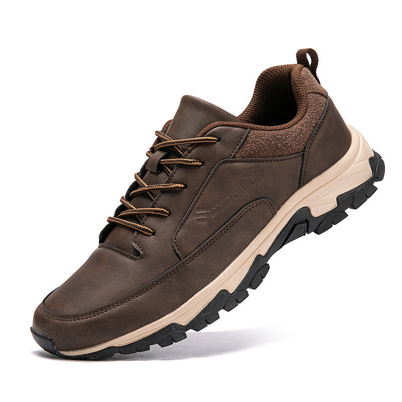 WildKing Herren Leder Wasserdichte Sneaker D3005