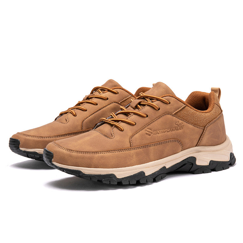 WildKing Herren Leder Wasserdichte Sneaker D3005