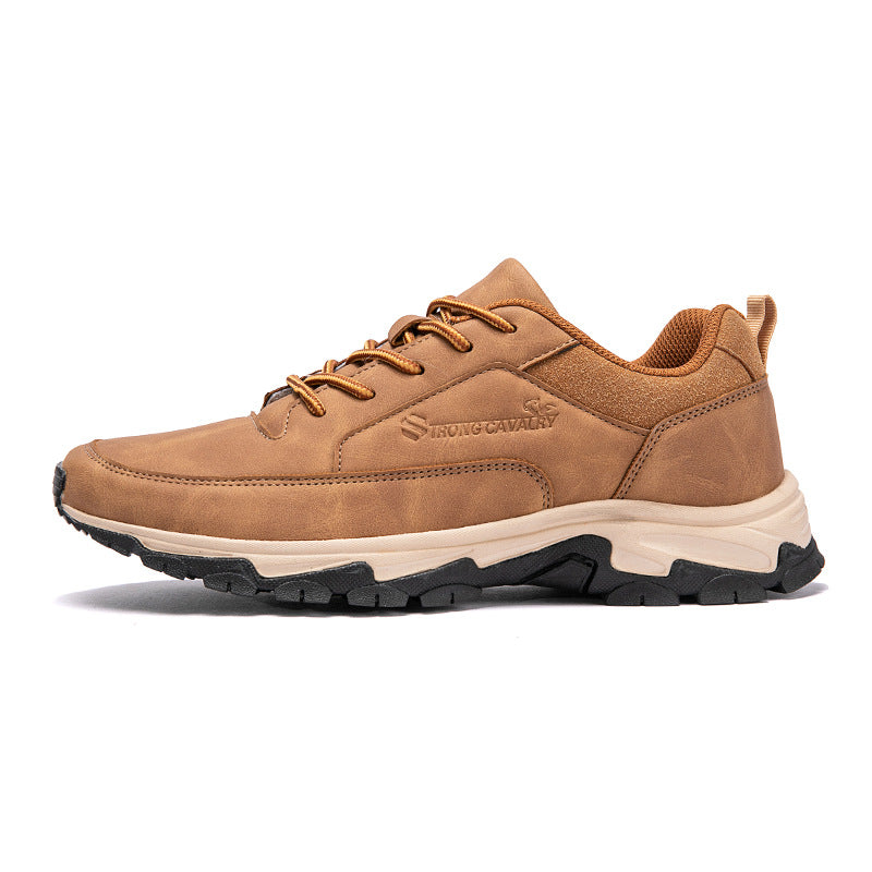 WildKing Herren Leder Wasserdichte Sneaker D3005