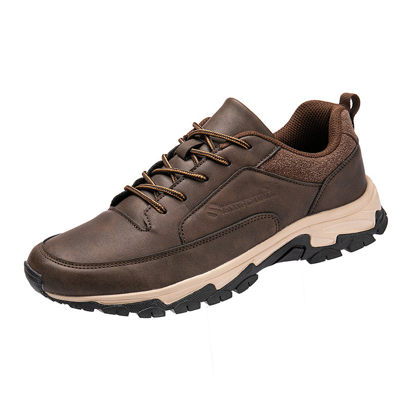 WildKing Herren Leder Wasserdichte Sneaker D3005