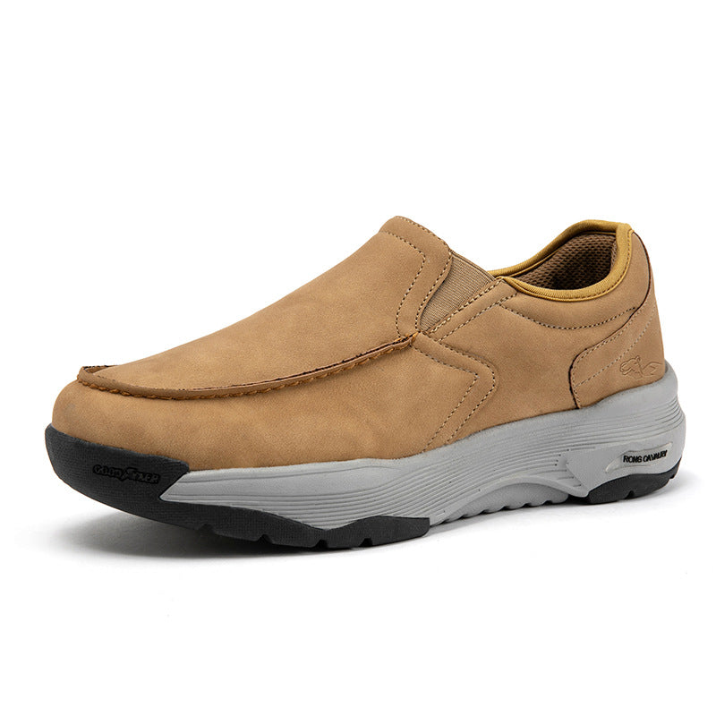 WildKing Herren D3008 – Wasserdichte Leder Loafers