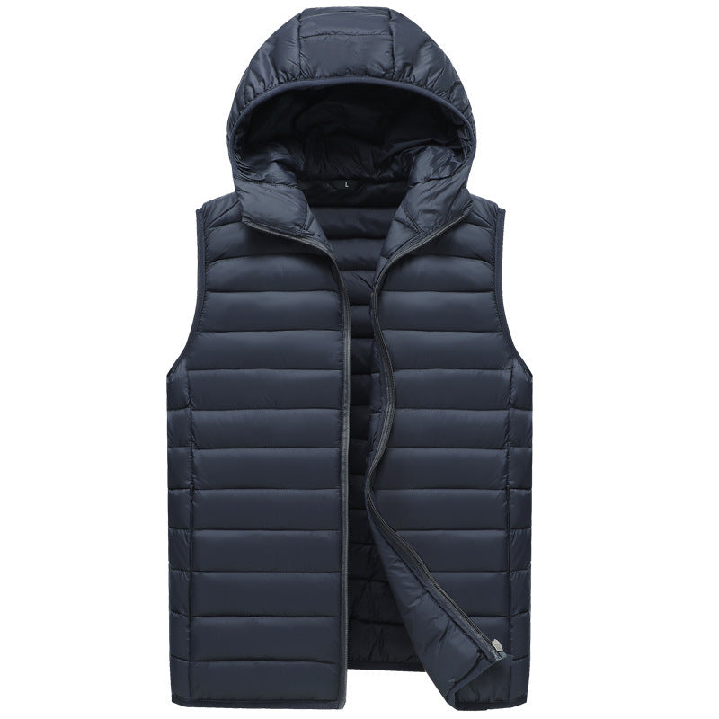 Wildking Herren Leichte Thermo-Wasserdichte Weste mit Kapuze – Q3024