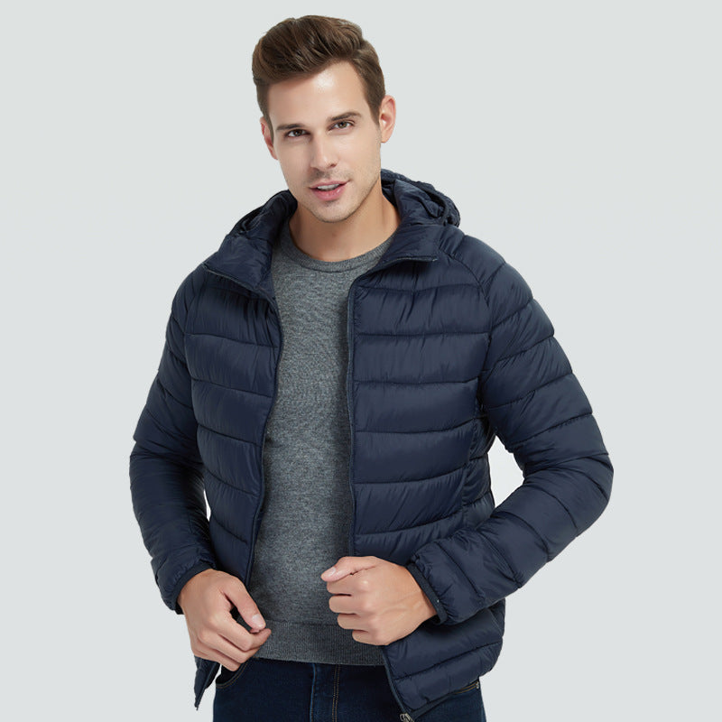 Wildking Herren Leichte Wasserdichte Thermojacke mit Kapuze – T607
