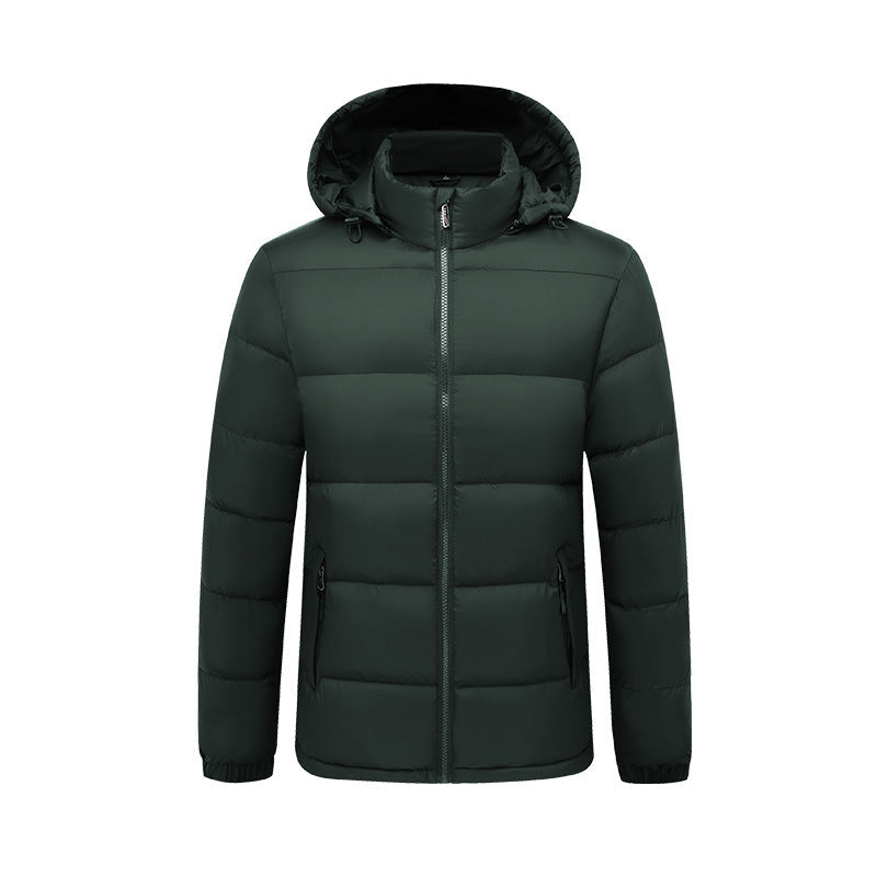 Wildking Herren Winterjacke mit Abnehmbarer Kapuze – Warm Gefüttert – T507