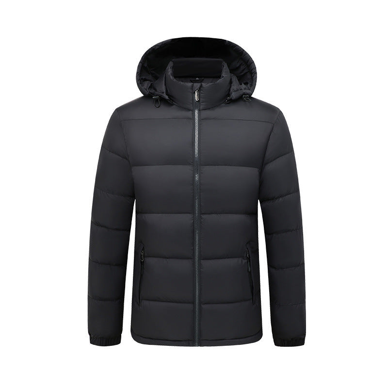 Wildking Herren Winterjacke mit Abnehmbarer Kapuze – Warm Gefüttert – T507