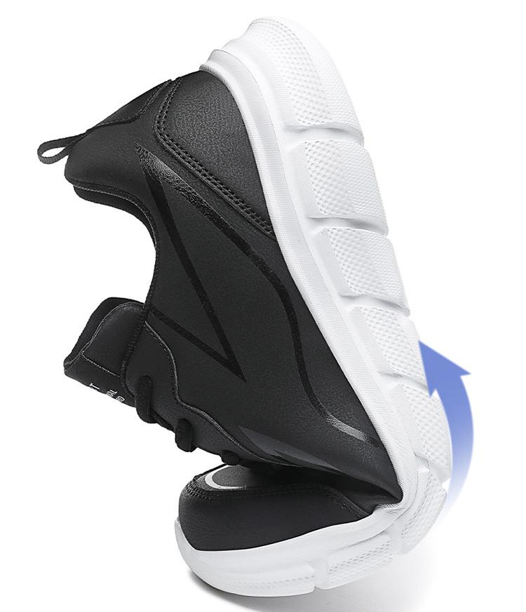 WildKing Herren Leder Rutschfeste Trainings- & Jogging-Sneaker D3010