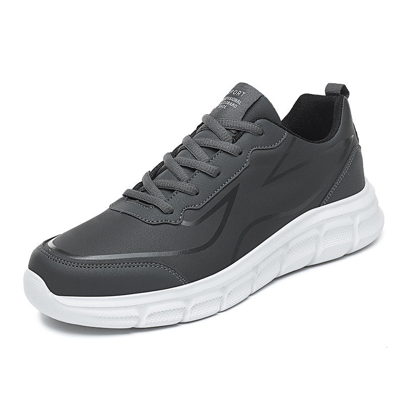 WildKing Herren Leder Rutschfeste Trainings- & Jogging-Sneaker D3010