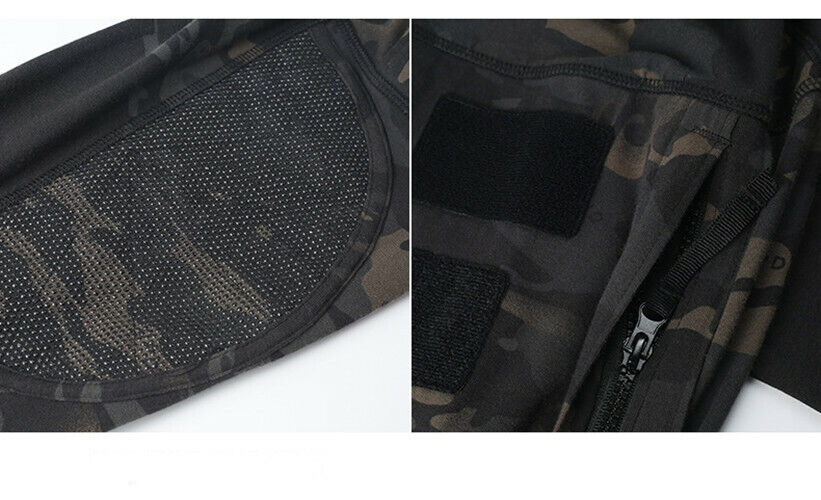 WildKing Herren G4 Taktisches Langarm-Tarnshirt für Wanderungen T3034