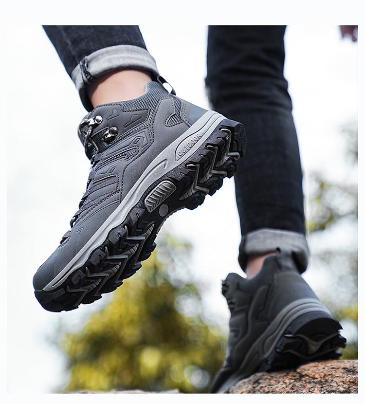 Wildking Herren Wasserdichte Mid-Cut Hiking Boots B6321 – Knöchelhohe Outdoor-Stiefel mit Grip & Allwetter-Schutz