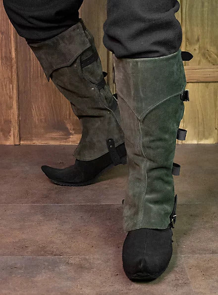 Wildking Mittelalterliche Gamaschen – Piraten-Stiefelstulpen & Schuhüberzüge