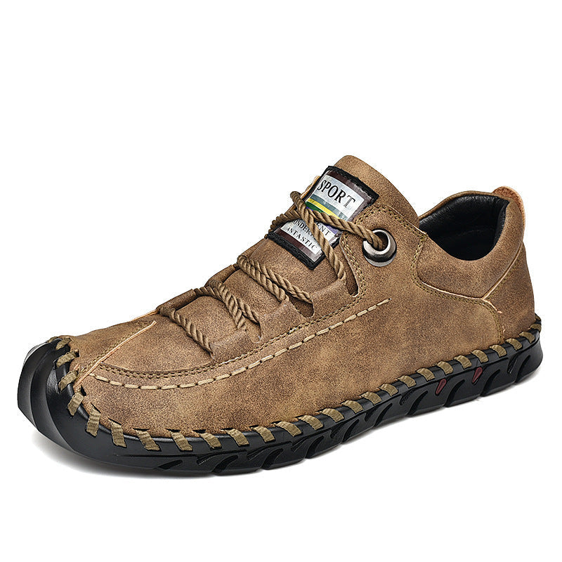 Wildking Herren Atmungsaktive Leder Outdoor Freizeitschuhe