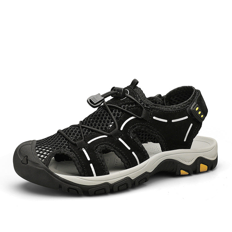 Wildking Herren Zehentrenner Sandalen mit Abfluss & Rutschfester Sohle 5.5