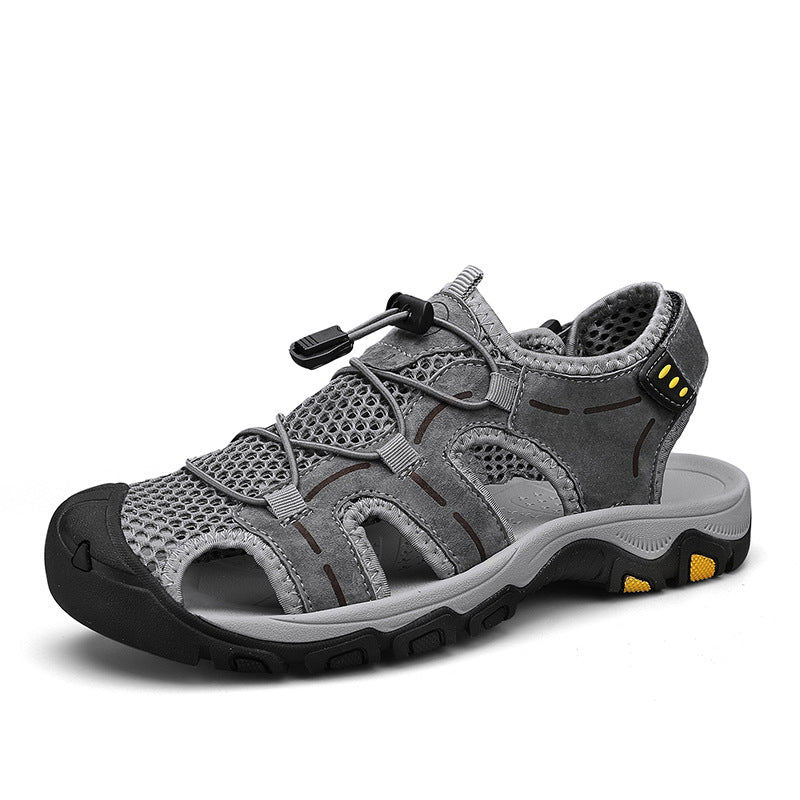 Wildking Herren Zehentrenner Sandalen mit Abfluss & Rutschfester Sohle 5.5