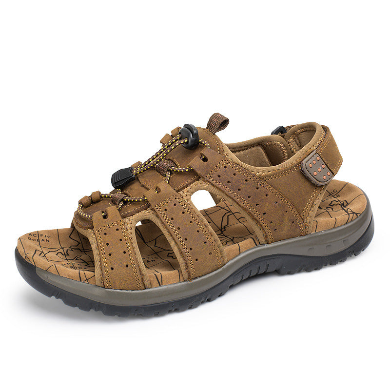 Wildking Herren Ledersandalen P2038