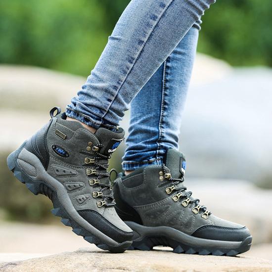 Wildking Herren Mid-Top Wasserdichte Rutschfeste Wanderschuhe B3074