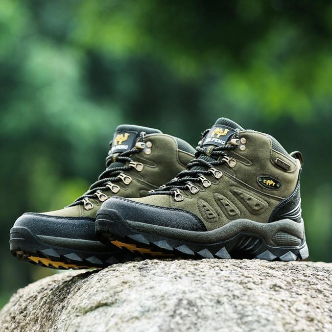 Wildking Herren Mid-Top Wasserdichte Rutschfeste Wanderschuhe B3074