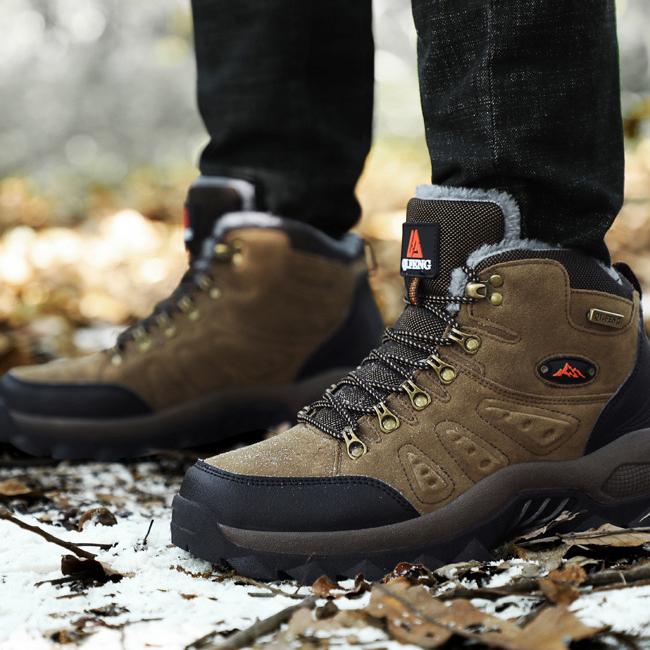 Wildking Herren Mid-Top Wasserdichte Rutschfeste Wanderschuhe B3074