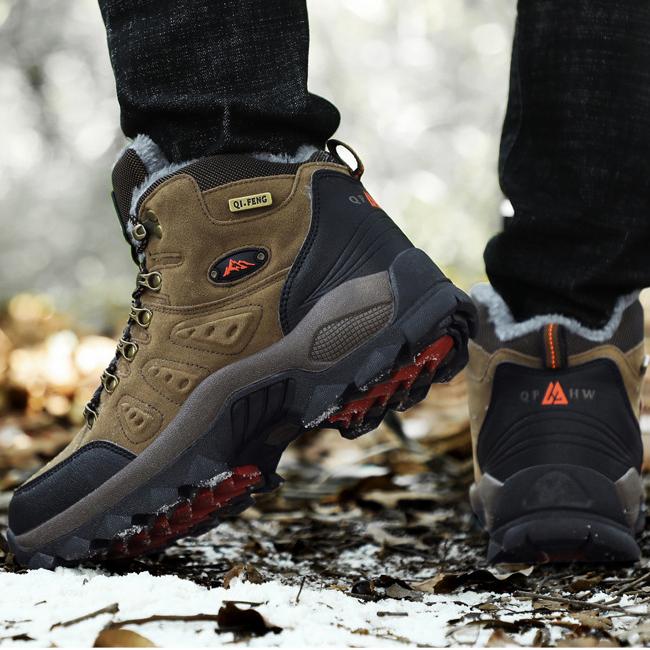 Wildking Herren Mid-Top Wasserdichte Rutschfeste Wanderschuhe B3074