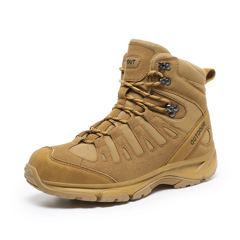 WildKing Herren Mid-Top Verschleißfeste Rutschfeste Wanderschuhe A15