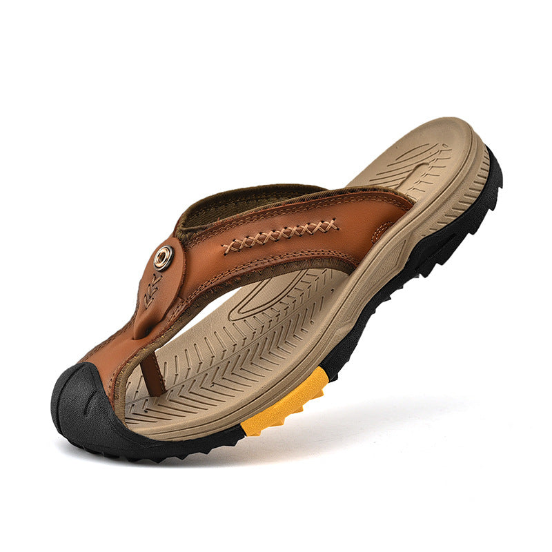 Wildking Herren Zehenschutz-Flip-Flops