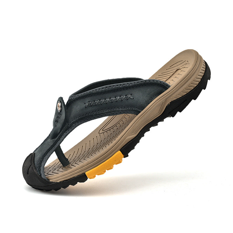 Wildking Herren Zehenschutz-Flip-Flops