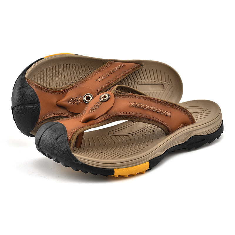 Wildking Herren Zehenschutz-Flip-Flops
