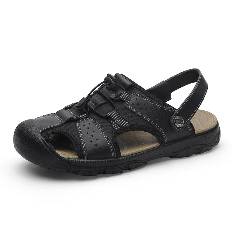 Wildking Herren Drainage-Zehensandalen mit rutschfester Sohle P1280