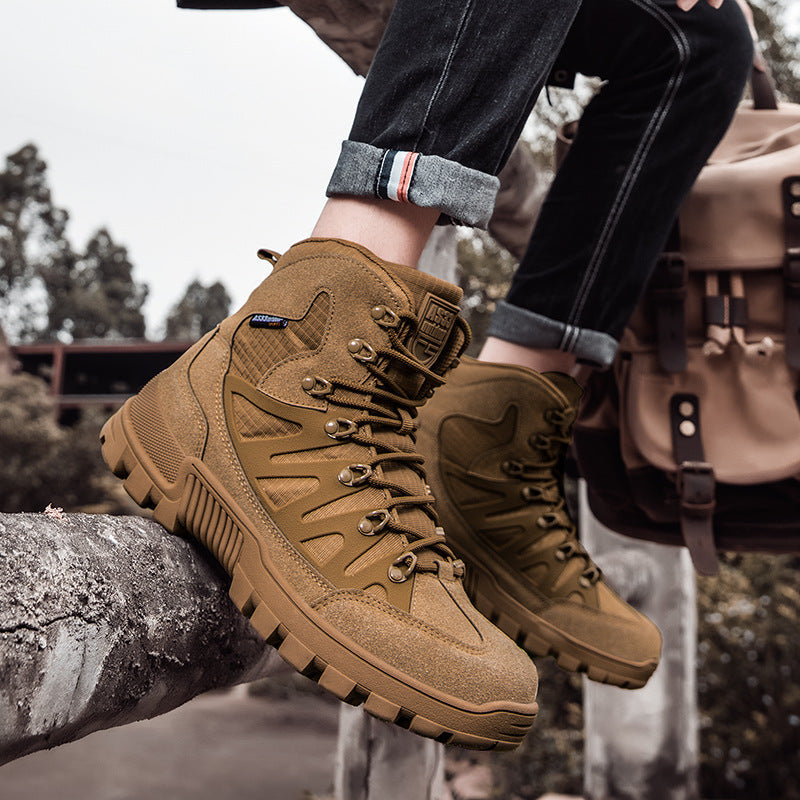 WildKing Herren Wasserdichte Berg- & Taktische Wanderstiefel B6038