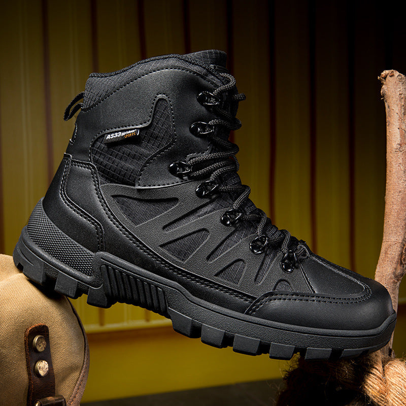 WildKing Herren Wasserdichte Berg- & Taktische Wanderstiefel B6038