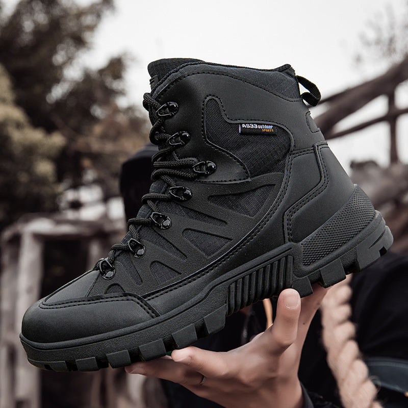 WildKing Herren Wasserdichte Berg- & Taktische Wanderstiefel B6038