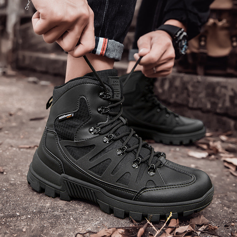 WildKing Herren Wasserdichte Berg- & Taktische Wanderstiefel B6038