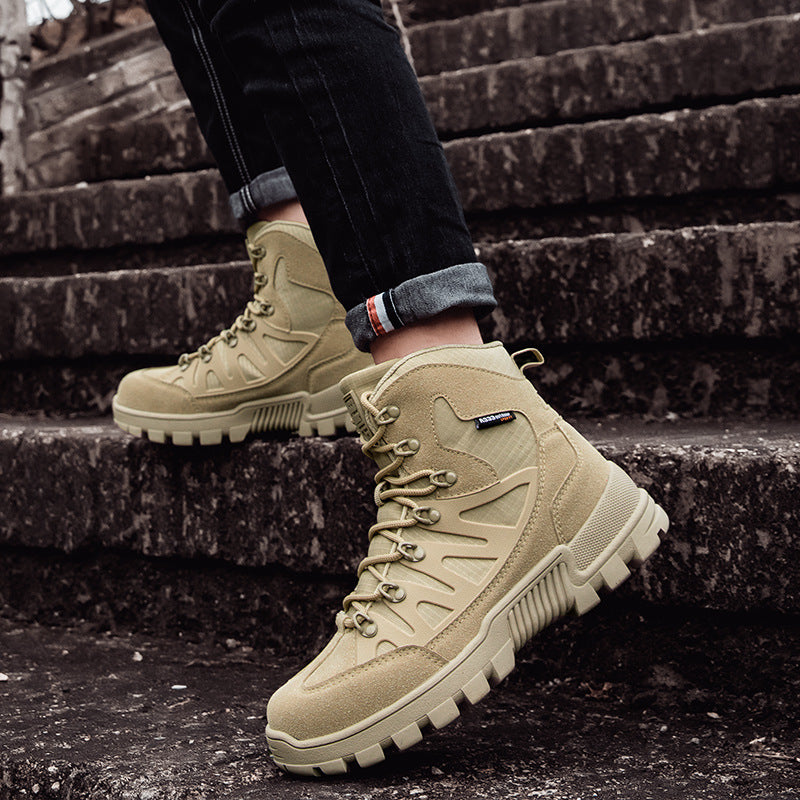 WildKing Herren Wasserdichte Berg- & Taktische Wanderstiefel B6038