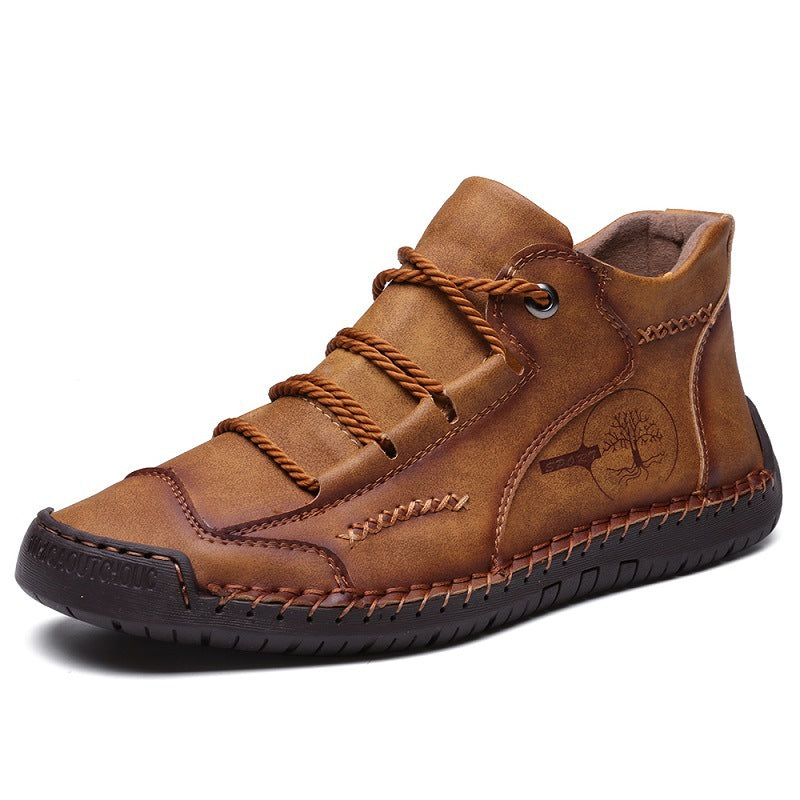 WildKing Herren Verschleißfeste Lederschuhe B6217 – Robust, Bequem & Alltagstauglich