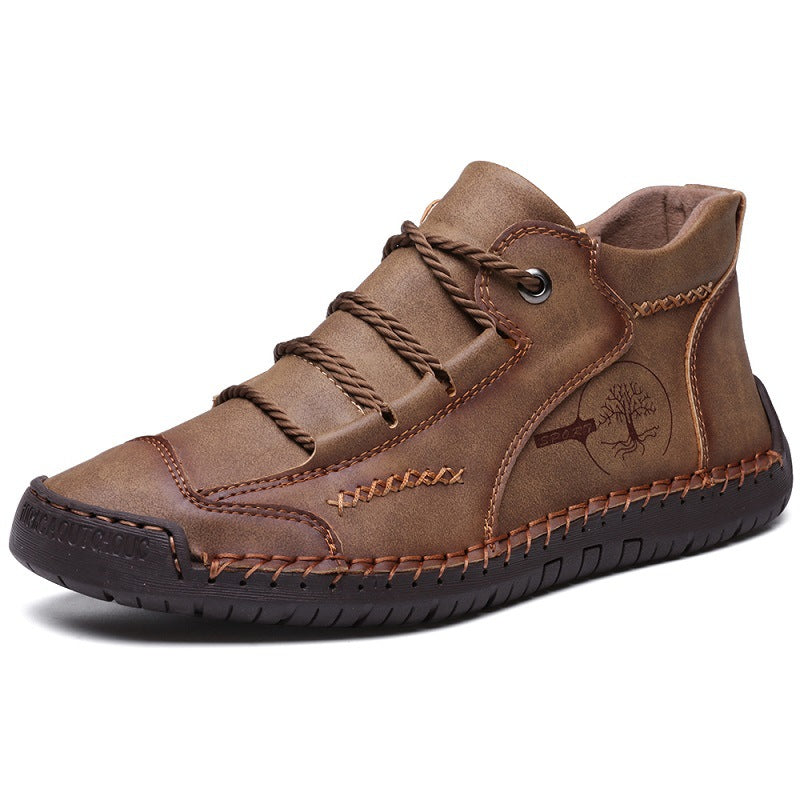 WildKing Herren Verschleißfeste Lederschuhe B6217 – Robust, Bequem & Alltagstauglich