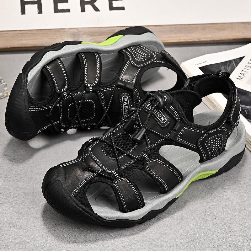 Wildking Herren Drainage-Zehen Rutschfeste Sandalen P1008