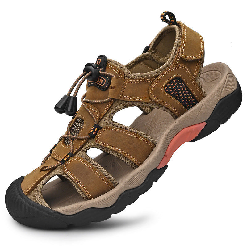 Wildking Herren Drainage-Zehen Rutschfeste Sandalen P1008