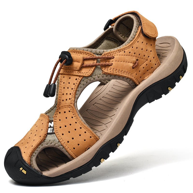 Wildking Herren Drainage-Zehen Rutschfeste Sandalen P1002