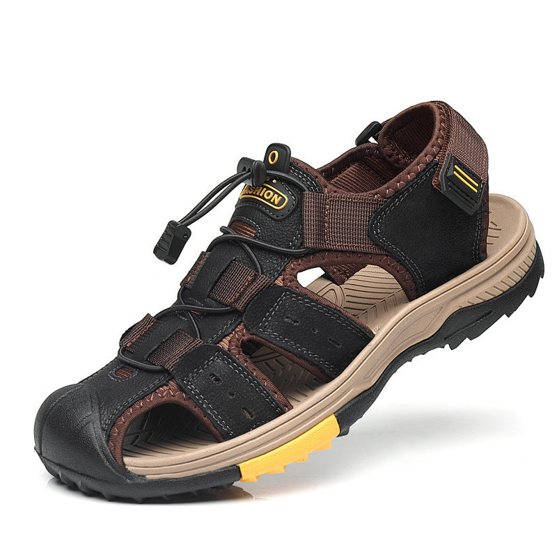 Wildking Herren Drainage-Zehen Rutschfeste Sandalen P1007