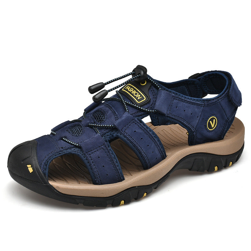 Wildking Herren Drainage-Zehen Rutschfeste Sandalen P1004