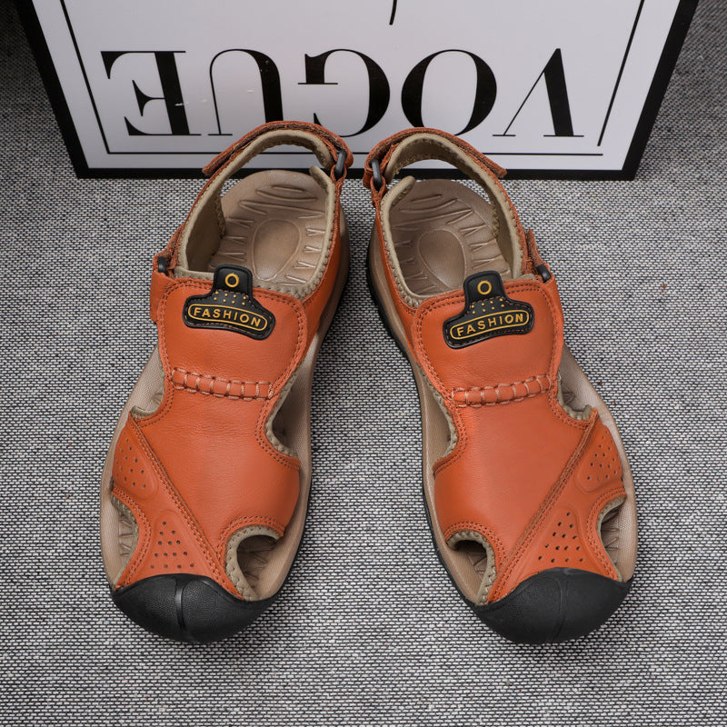 Wildking Herren Zehensandalen mit Drainage & Rutschfester Sohle 4.5