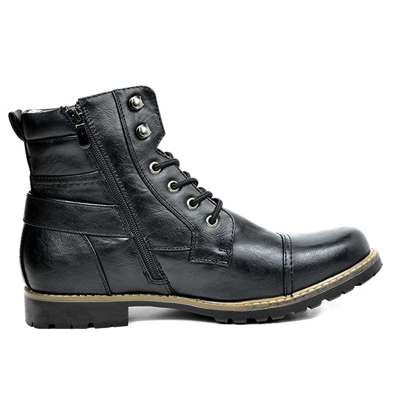 Wildking Herren Motorrad-Stiefelette mit Reißverschluss 3009 – Stilvoll, robust und bequem