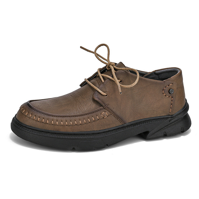 WildKing Herren Oxford Schuhe mit Weicher Sohle und Rutschfestigkeit D3015
