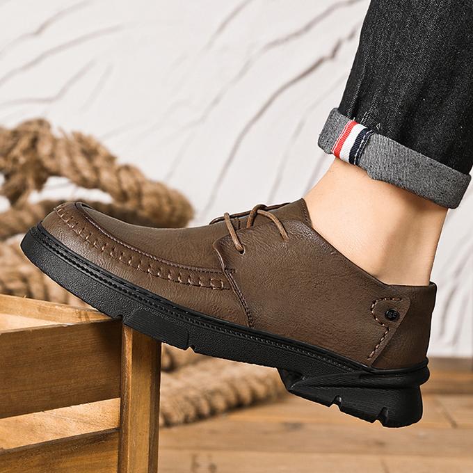 WildKing Herren Oxford Schuhe mit Weicher Sohle und Rutschfestigkeit D3015