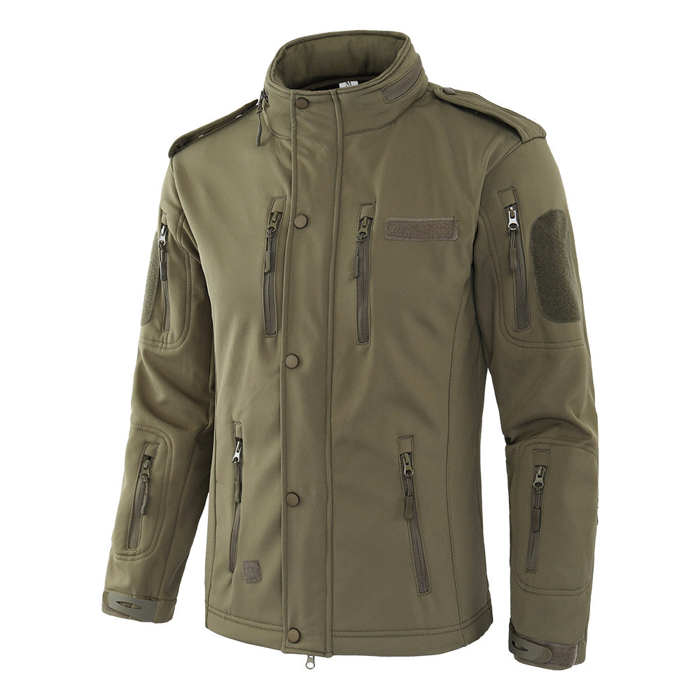 Wildking Herren Multi-Taschen Fleecejacke mit Kapuze – Q3025
