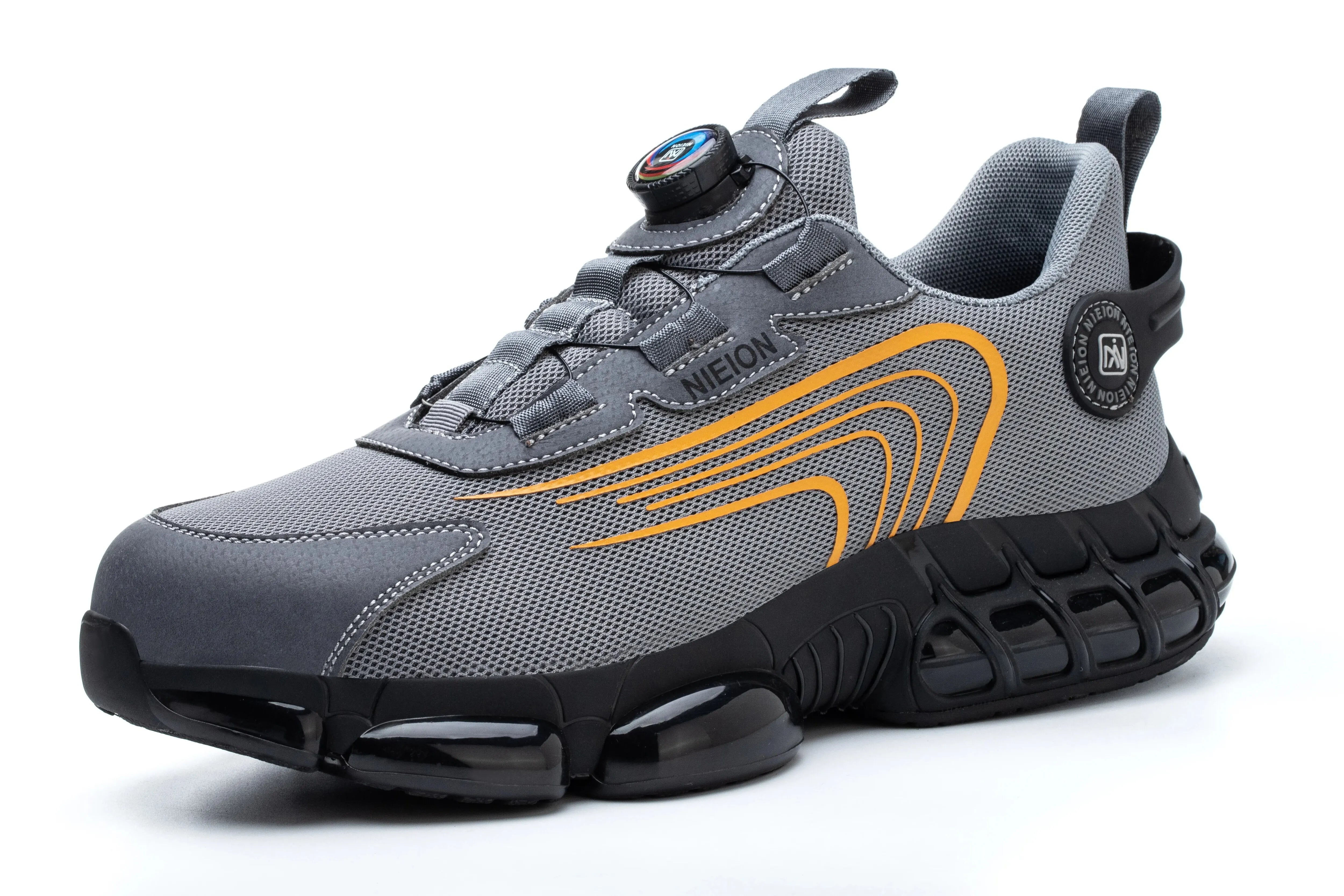 Wildking Arbeits-Sneaker mit Drehverschluss Schützende Stahlkappe R002